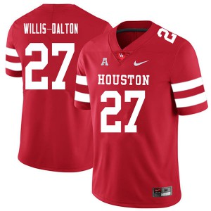 Mens Houston #27 Amaud Willis-Dalton Red 2018 College Jerseys 795785-653