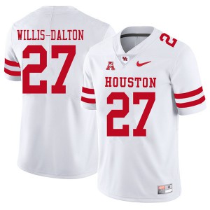 Men's University of Houston #27 Amaud Willis-Dalton White 2018 Official Jersey 462498-711
