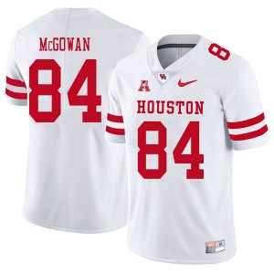 Men UH Cougars #84 Cole McGowan White 2018 Football Jersey 275495-376