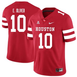 Mens Houston Cougars #10 Ed Oliver Red 2018 College Jerseys 520611-425
