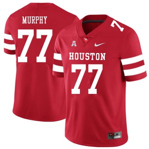 Mens UH Cougars #77 Keenan Murphy Red 2018 Official Jerseys 437061-195