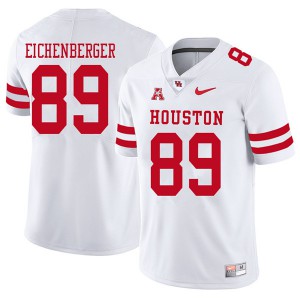Men Cougars #89 Parker Eichenberger White 2018 Embroidery Jerseys 809159-498