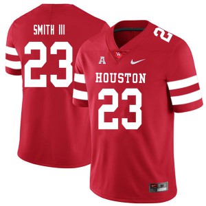 Men's Houston #23 Willie Smith III Red 2018 Embroidery Jersey 259128-911