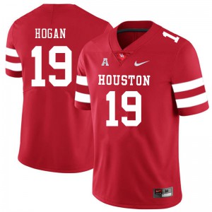 Men University of Houston #19 Alex Hogan Red University Jersey 358402-119
