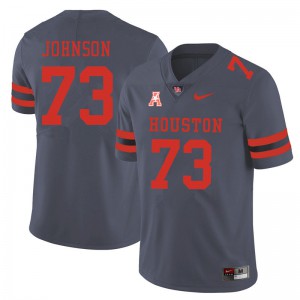 Men Houston #73 Cam'Ron Johnson Gray Stitched Jersey 615209-741