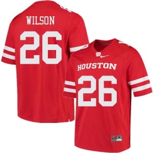 Men Houston #26 Brandon Wilson Red NCAA Jersey 731953-337