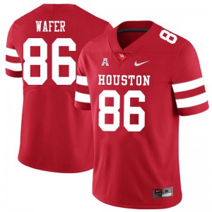 Men UH Cougars #86 Khiyon Wafer Red Stitched Jerseys 961342-163