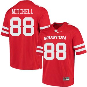 Men Cougars #88 Osby Mitchell Red Stitched Jersey 984615-141