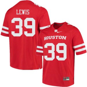 Men Houston Cougars #39 Shaun Lewis Red Player Jersey 844813-532