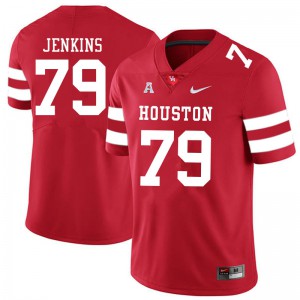 Men Houston #79 Tank Jenkins Red NCAA Jersey 570352-261