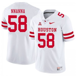 Men Houston Cougars #58 Ugonna Nnanna White Official Jersey 566749-462