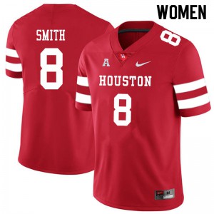 Women's Cougars #8 Chandler Smith Red Alumni Jersey 630655-559