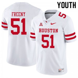 Youth Cougars #51 Tariq Freeny White Alumni Jersey 955043-507