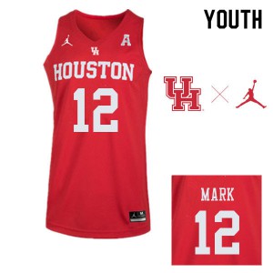 Youth Houston #12 Tramon Mark Red Basketball Jersey 478946-432