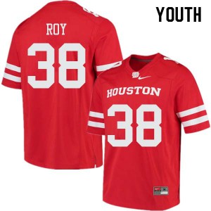 Youth Cougars #38 Dane Roy Red Stitch Jersey 183565-308