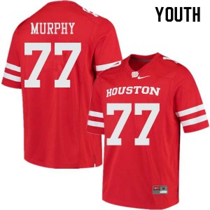 Youth UH Cougars #77 Keenan Murphy Red College Jerseys 154931-392