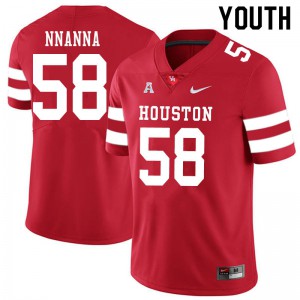 Youth Cougars #58 Ugonna Nnanna Red Alumni Jerseys 214342-331